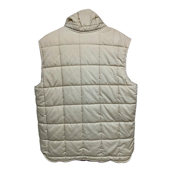 Vintage Richmond Brothers Flannel Lined Puffer Vest Size Large - Picture 3 of 4